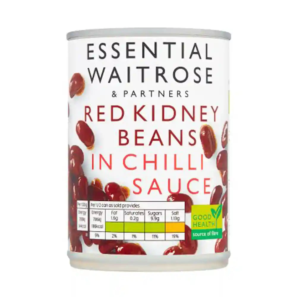 Waitrose Red Kidney Beans in Chilli Sauce
